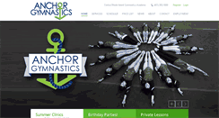 Desktop Screenshot of anchorgymnastics.com